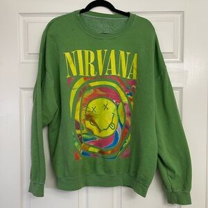 Urban outfitters Nirvana Oversized Sweatshirt | Size Small/Medium